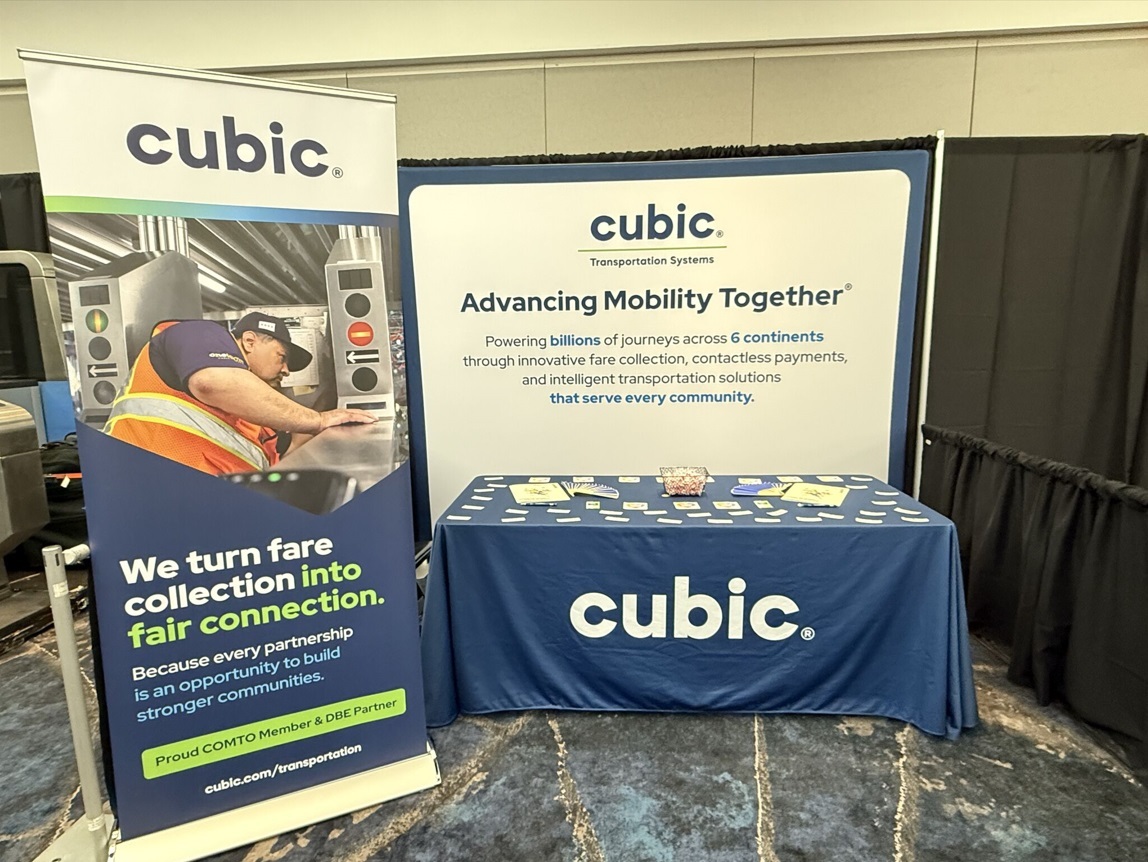 CubicTS's tweet image. Meet our team at @COMTONewYork’s 54th National Meeting and Training conference ☺️ - Let&apos;s discuss how we could together shape an inclusive #transportation industry that truly serves our diverse communities. #Cubic #COMTO #NewYork #NMTC2025 #NYC #PublicTransit #Inclusivity