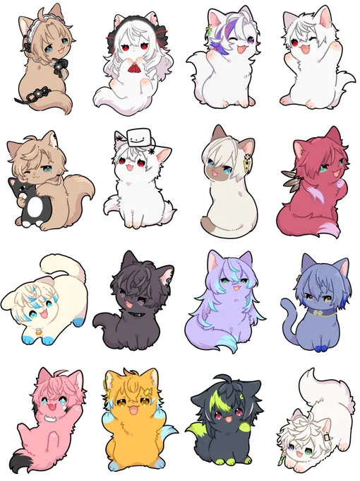 ゆるっと #にじさんじ好きな人と繋がりたい ※擬獣化