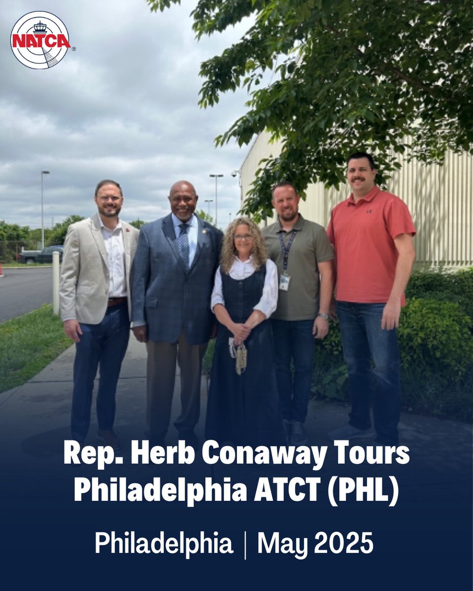 NATCA (@natca) on Twitter photo U.S. <a href="/RepHerbConaway/">Congressman Herb Conaway</a> recently got a tour and briefing of Philadelphia ATCT (PHL) from NATCA members. Rep. Conaway learned about communications lapses at that facility and how it is impacting ATCs at that facility. natca.org/2025/07/12/u-s⦠U.S. <a href="/RepHerbConaway/">Congressman Herb Conaway</a> recently got a tour and briefing of Philadelphia ATCT (PHL) from NATCA members. Rep. Conaway learned about communications lapses at that facility and how it is impacting ATCs at that facility. natca.org/2025/07/12/u-sā¦