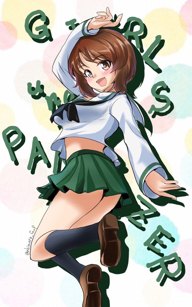 abimaru_GuP's tweet image. 本日のラクガキはみほさん!!です。
アクティブなポーズのみぽりん 好きです!#週末ガルパンお絵描き120分一本勝負 #週末ガルパンお絵描き120分一本勝負20250713