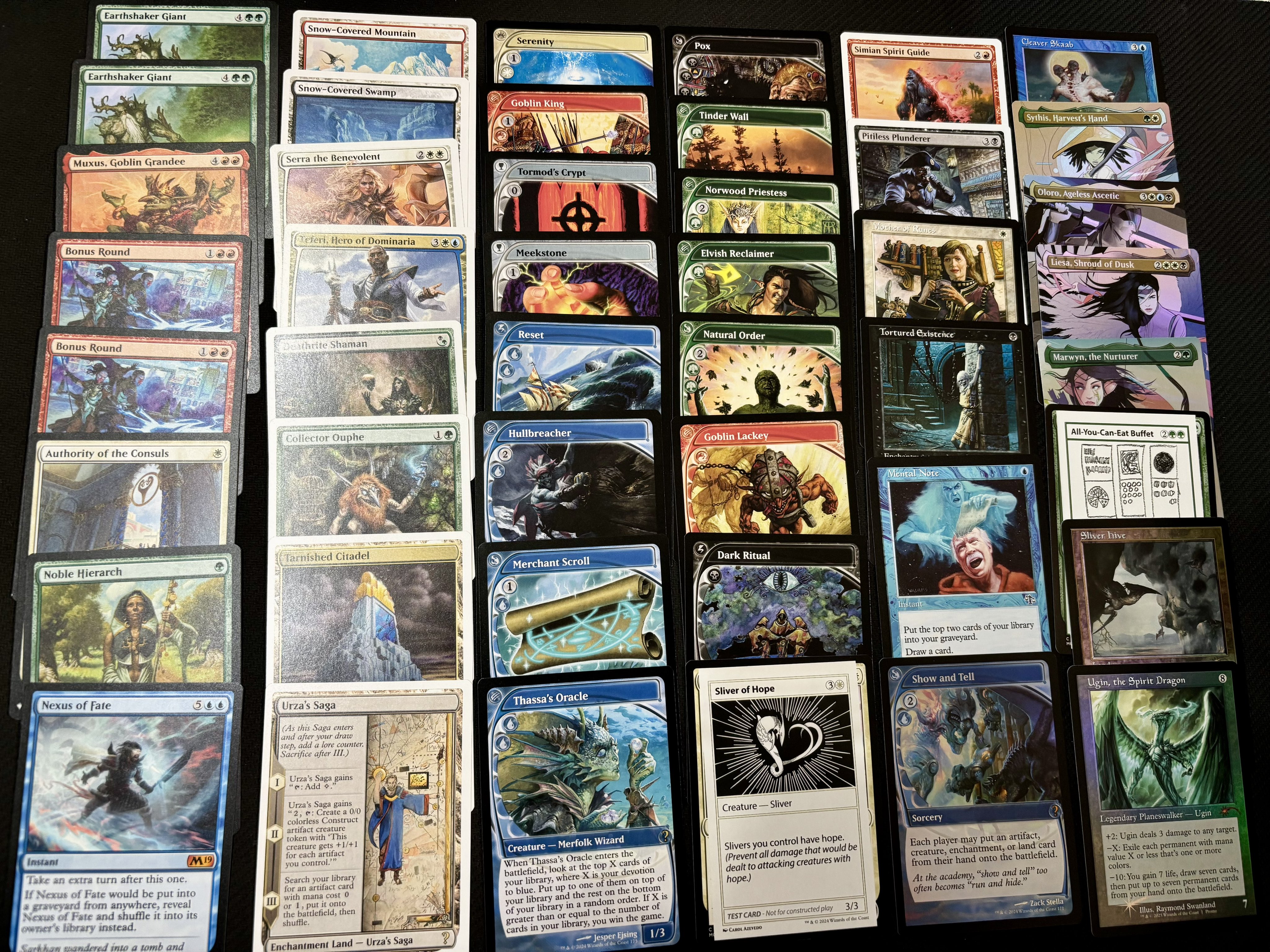 実物提示教育　英語　foil MTG英語signed サインド実物提示教育4枚セットサーガUSG
