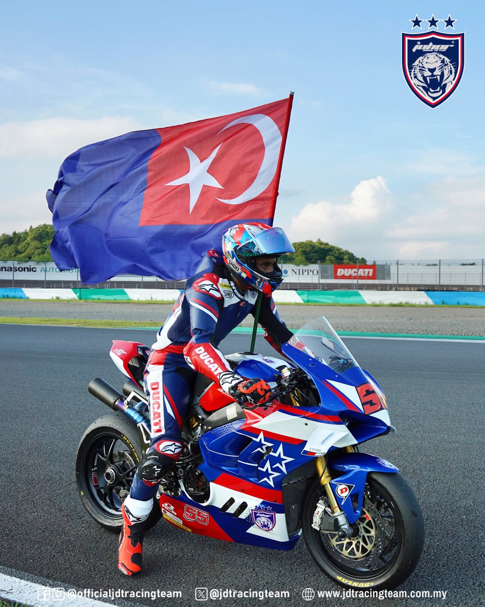 jdtracingteam's tweet photo. Moments of Race 2. Next stop, Mandalika 🇮🇩

#JDTRacingTeam
#AsiaRoadRacingChampionship https://t.co/4lqv6hhbuT