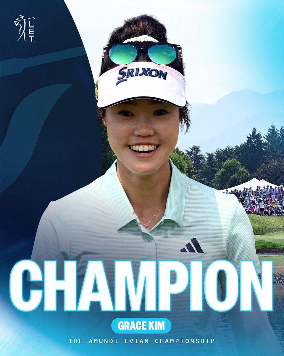 Grace Kim wins the playoff to claim her first Major championship! 🏆

#EvianChamp