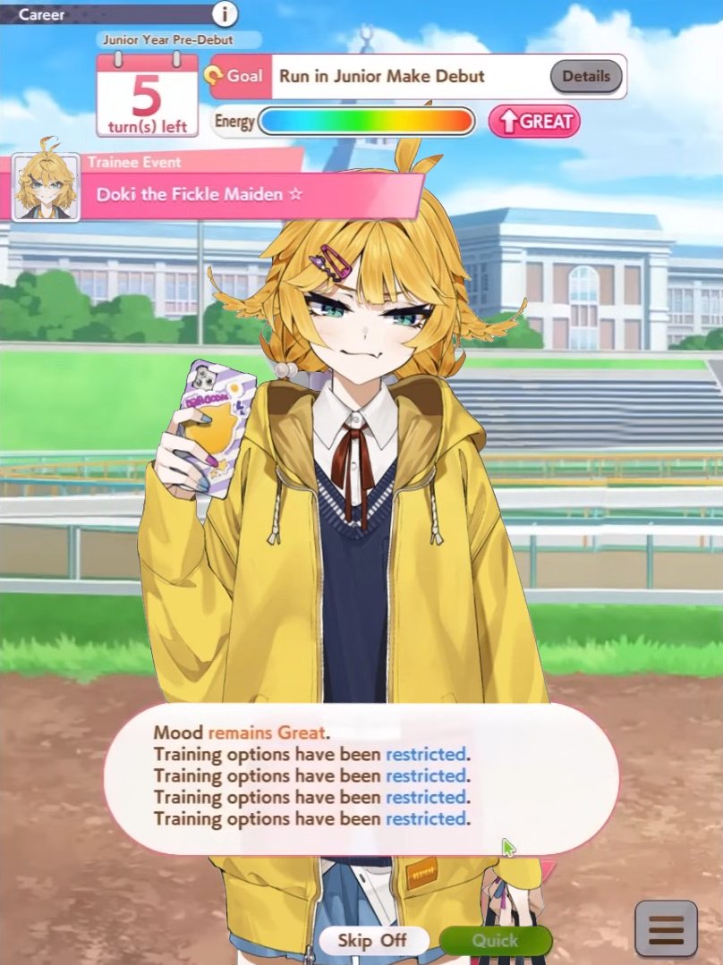 Mioami_'s tweet image. What Doki&apos;s management sees when she starts a ranked grind #jkterjter