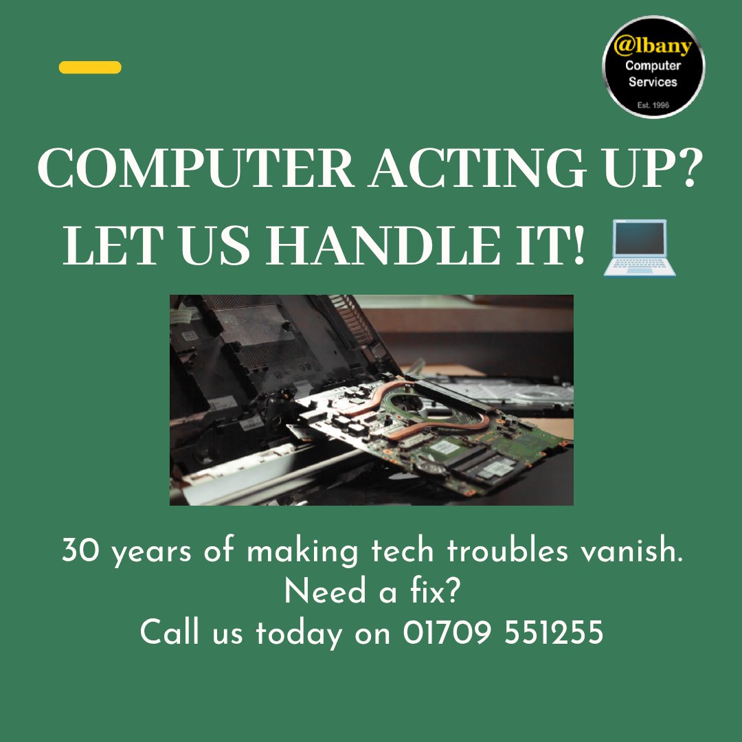 AlbanyComputers's tweet photo. Computer crashed at the worst possible moment? Don't panic! https://t.co/CNGQu46Zop