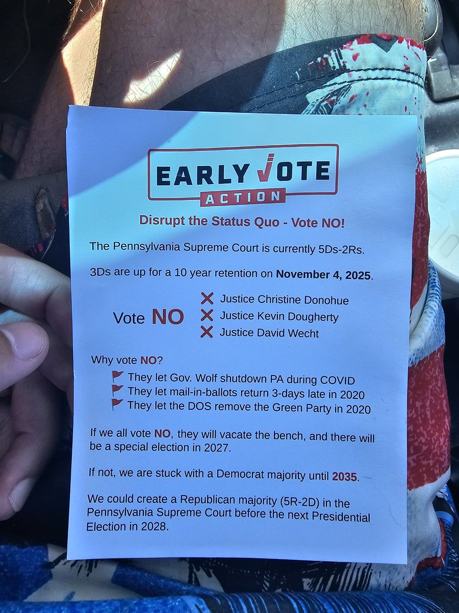 Will Rockenbach Jr (@willrock2424) on Twitter photo 10+ commits to Vote Red ๐ด already this morning at Philadelphia Flea Market 4800 E Street Rd stop by for VOTE NO TO RETENTION FLYERS and secure your mail-in ballots!
<a href="/EarlyVoteAction/">Scott Presler's Early Vote Action</a>
<a href="/Eduke15/">Ellis Dukehart</a>
<a href="/_shamuso_/">Shamus OโDonnell</a>
<a href="/Alix4EVA/">Alix 4 EVA</a> 10+ commits to Vote Red ๐ด already this morning at Philadelphia Flea Market 4800 E Street Rd stop by for VOTE NO TO RETENTION FLYERS and secure your mail-in ballots!
<a href="/EarlyVoteAction/">Scott Presler's Early Vote Action</a>
<a href="/Eduke15/">Ellis Dukehart</a>
<a href="/_shamuso_/">Shamus OโDonnell</a>
<a href="/Alix4EVA/">Alix 4 EVA</a>