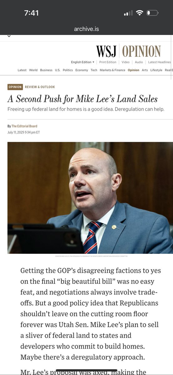 RodeoProfessor's tweet image. You may have missed our enlightened DC leadership class and their journo pals pushing for a new public land fire sale on the Wall Street Journal Opinion page this weekend. Get ready for round 2, because these people won’t quit.
&amp;gt;The OpEd opens with misleading red herrings or…