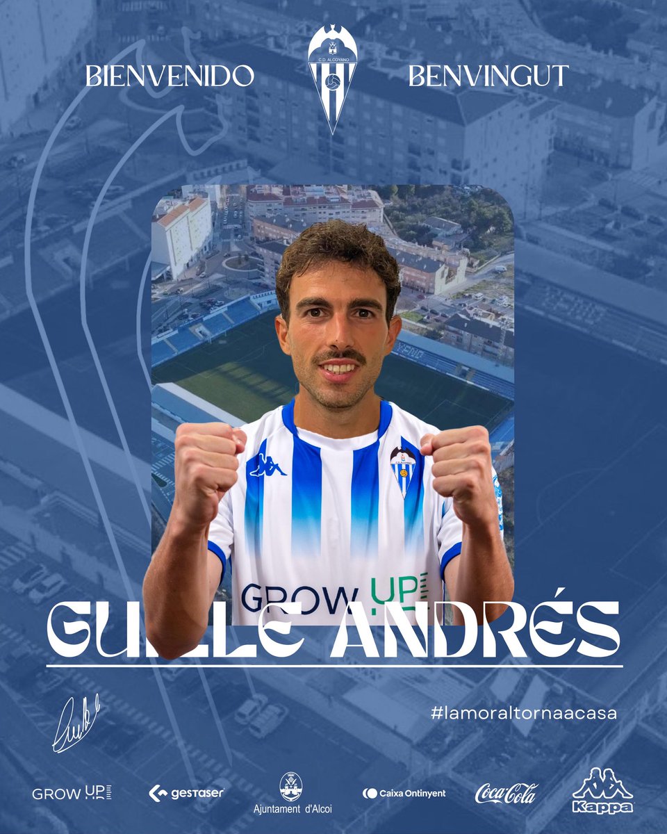 La davantera del Deportivo es vist de gala amb l’arribada de Guille Andrés 🎯🔥

Benvingut! 🤍💙

#LaMoralTornaACasa