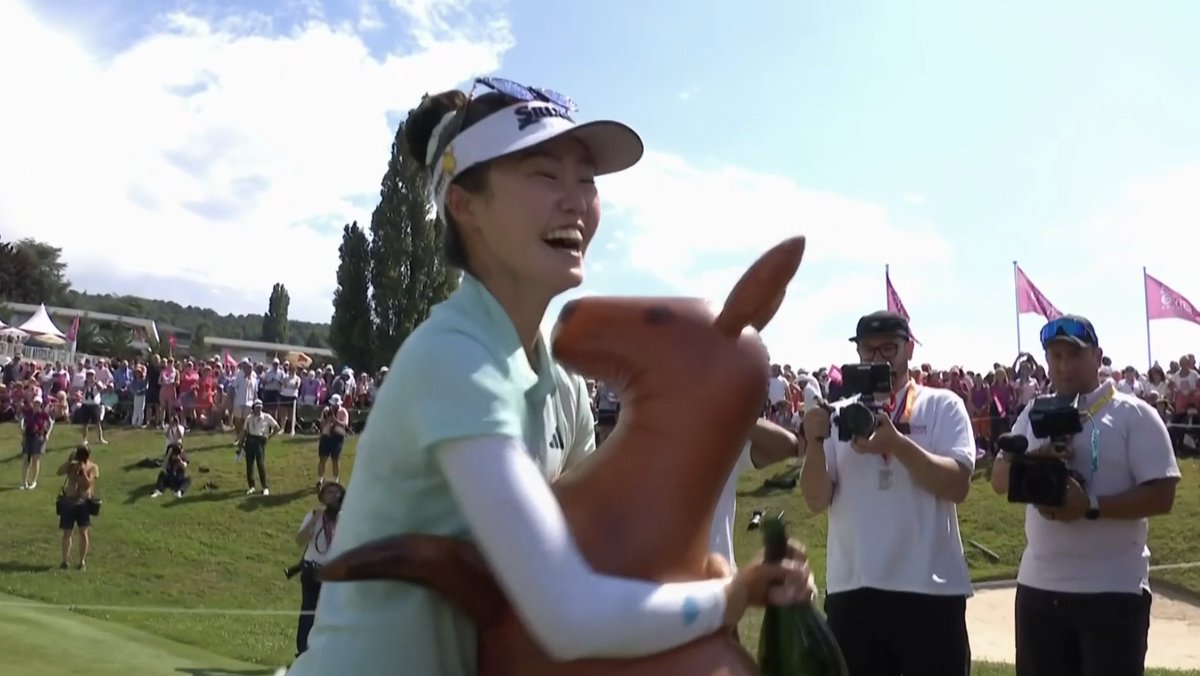 Grace Kim's Evian-winning finish:

Eagle
Birdie
Eagle
Kangaroo
