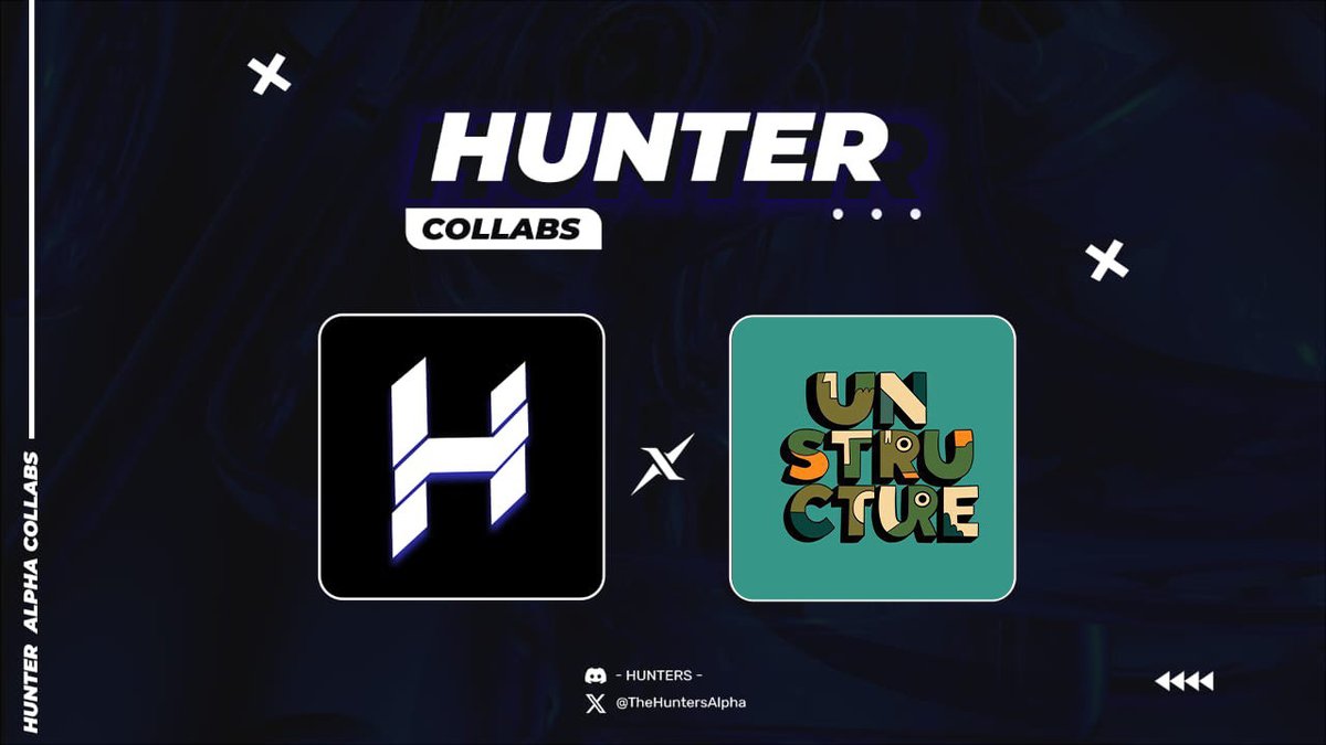 TheHuntersAlpha's tweet image. HUNTERS are thrilled to announce the collaborating with @Unstructure_HL