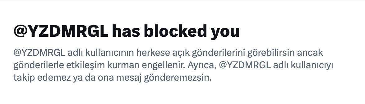 Gerçekler acıdır Yaprak. Bu yazdığın da TCK 122 nefret ve ayrımcılık suçu, takipçileri söylesin de özür dileyip silsin.