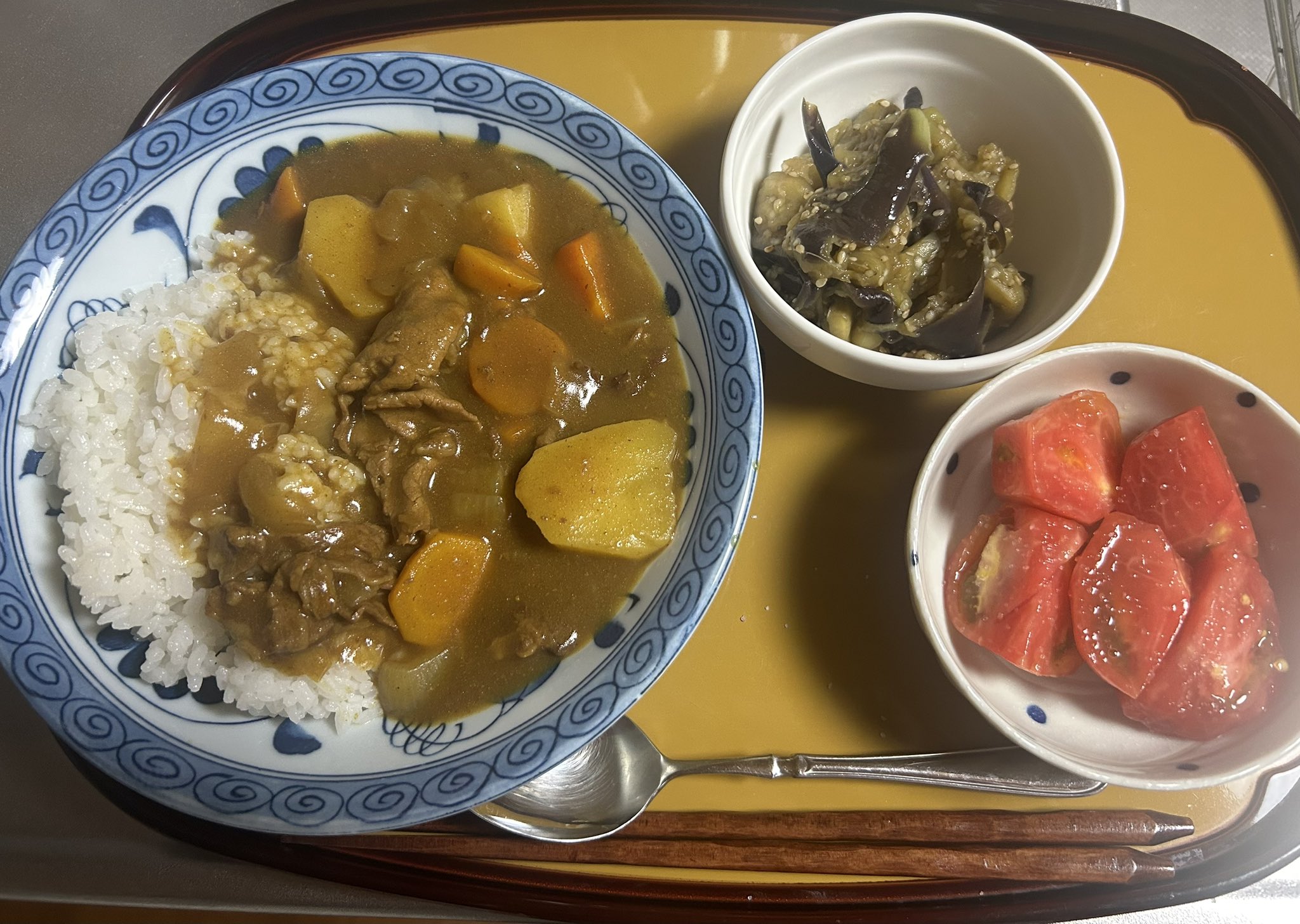 『いっちゃん美味しい晩ごはん』 #カレーライス いっちゃん美味しい晩ごはん』 #カレーライス