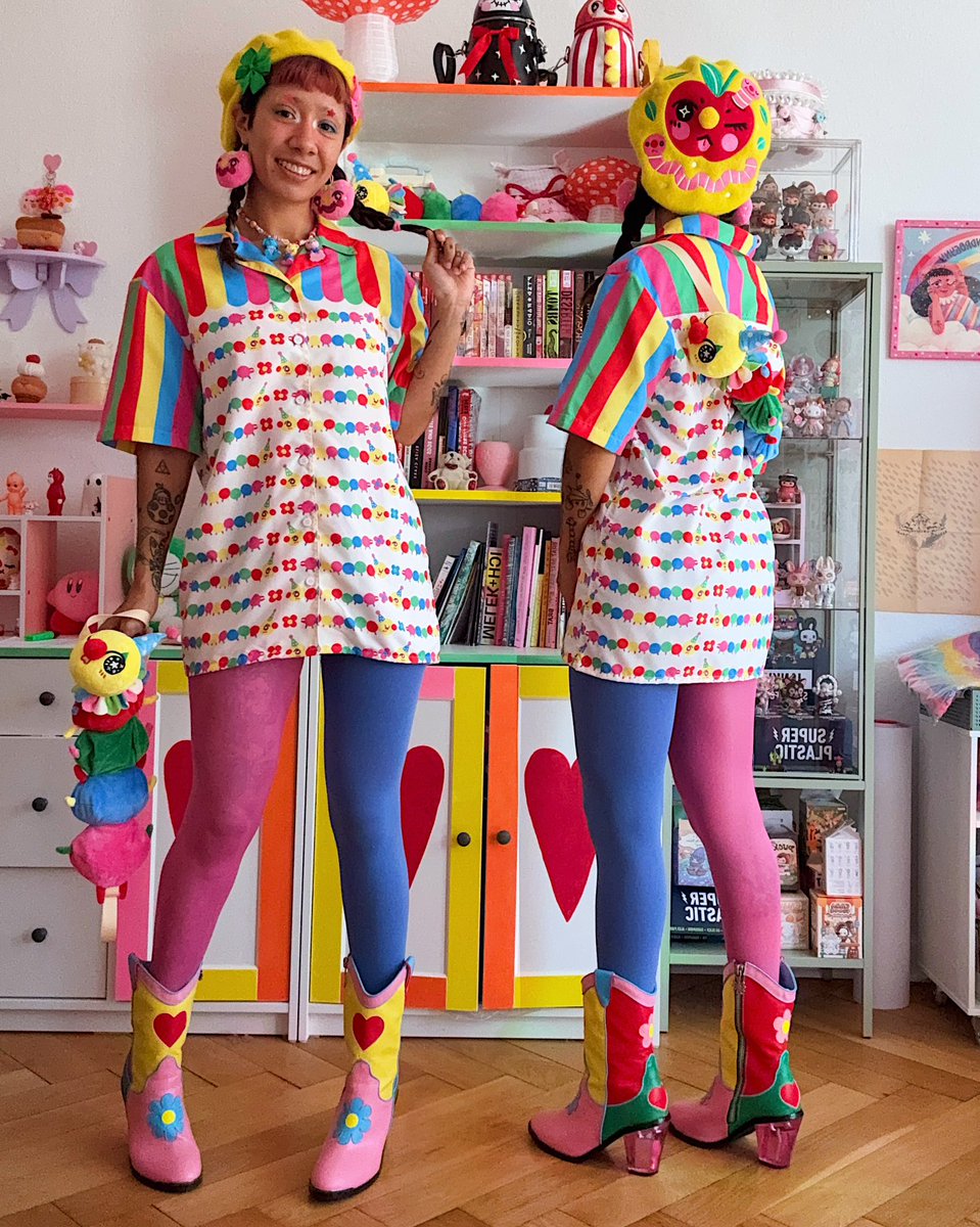 so_lazo's tweet photo. Colorful fits!! 🥰🤡🌈 https://t.co/h8ym5PIYtY