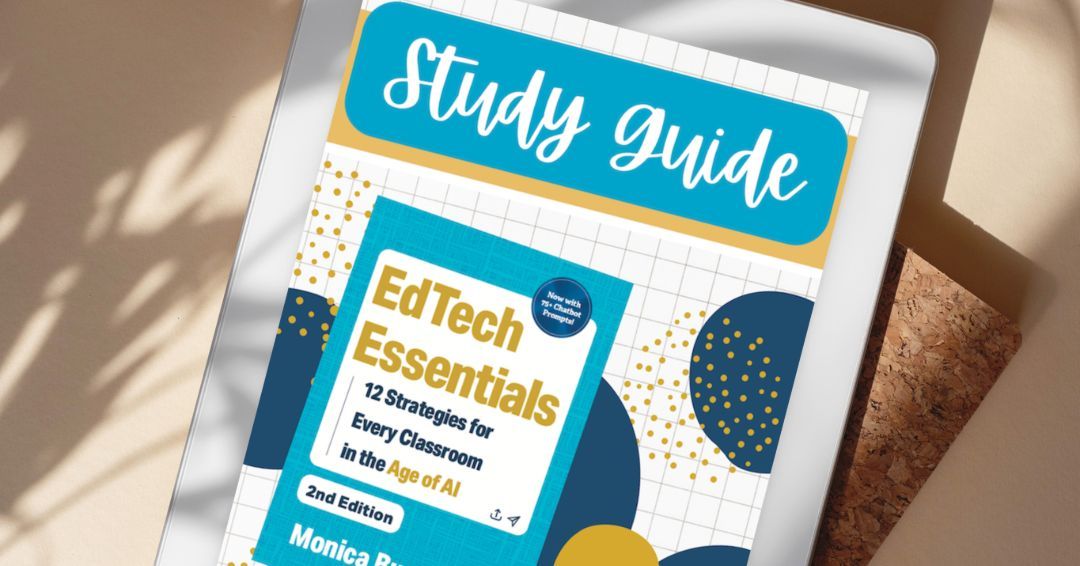 ClassTechTips's tweet image. Have you grabbed this NEW study guide yet?

I created a FREE download you can use alongside the 2nd edition of my book #EdTechEssentials!

Download it here 👉 classtechtips.com/studyguide