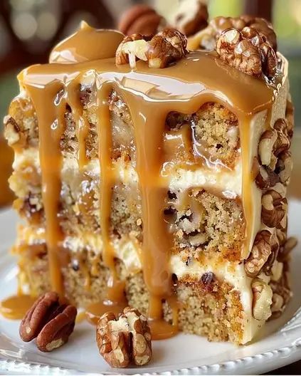 Caramel Pecan Carrot Cake...

Yes or No? 🤔