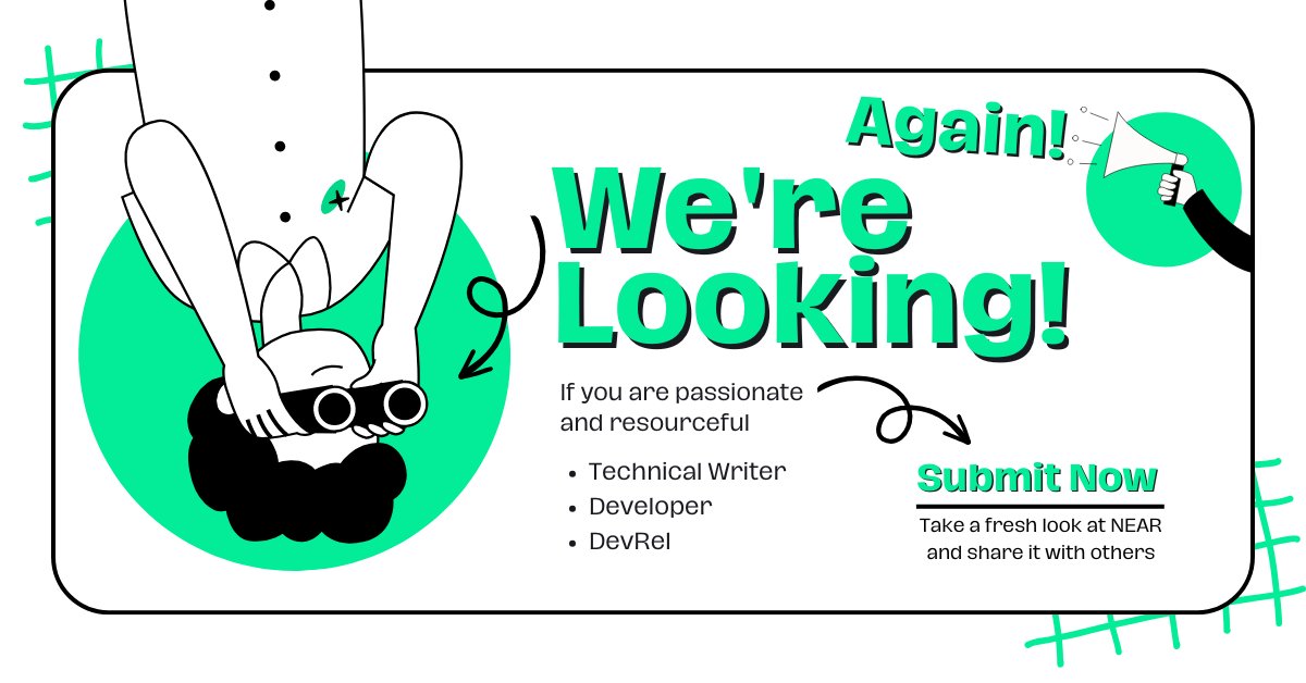 NEARN_IO's tweet image. 📣 Open Call: Build Public Goods for NEAR – Q3 2025
Are you:
✅ Technical writer
✅ Developer
✅ DevRel
Got an idea that can benefit the entire NEAR ecosystem? – This is your moment ⚡️
@NEARDevHub is looking for open-source, public good proposals in areas like:
✦ Documentation…