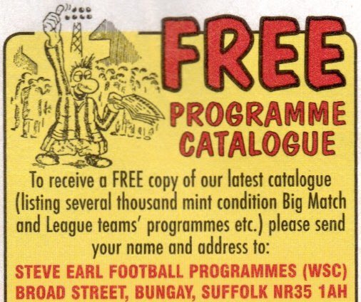 1968Tv's tweet photo. Down the years, I’m sure most people visited Steve Earl Football Programmes and bought many a bargain bundle off him. https://t.co/ucmuYpqZkU
