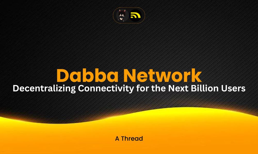 ๐๐ถ๐๐ถ๐ป๐ฒ๐ค (@thenameisdivine) on Twitter photo Half a billion people in India are still offline.
Itโs not just a stat but a problem crypto can solve.
<a href="/DabbaNetwork/">Dabba Network ๐จ</a> already is with 13k hotspots, 100k+ devices & incoming TGE.
This might be the most slept-on DePIN adoption play in crypto
A thread with the details ๐งต Half a billion people in India are still offline.
Itโs not just a stat but a problem crypto can solve.
<a href="/DabbaNetwork/">Dabba Network ๐จ</a> already is with 13k hotspots, 100k+ devices & incoming TGE.
This might be the most slept-on DePIN adoption play in crypto
A thread with the details ๐งต