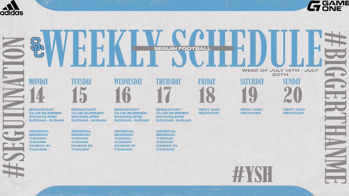 Seguin Cougar Football 🏈🐾 (@seguincougarfb) on Twitter photo Excited to be back at it this week! 47 days until that first kick off 👀 #SeguinNation #Southside #YSH #BiggerThanMe <a href="/coachjoegordon/">The Official Teammate of Today's Student Athlete</a> <a href="/blin_jr/">Billy Linson Jr</a> <a href="/AISD_ATH/">Arlington ISD Athletics</a> <a href="/JuanSeguinHS/">Juan Seguin HS</a> Excited to be back at it this week! 47 days until that first kick off 👀 #SeguinNation #Southside #YSH #BiggerThanMe <a href="/coachjoegordon/">The Official Teammate of Today's Student Athlete</a> <a href="/blin_jr/">Billy Linson Jr</a> <a href="/AISD_ATH/">Arlington ISD Athletics</a> <a href="/JuanSeguinHS/">Juan Seguin HS</a>