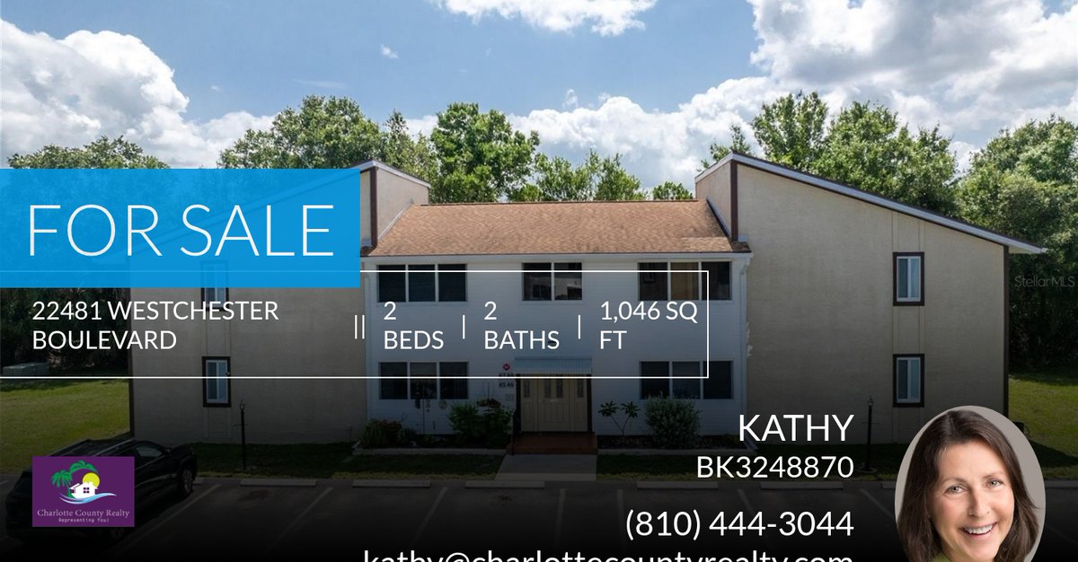 KathyWeithman's tweet photo. Looking for a new home? This listing could be the one! Please don't hesitate to reach out with any questions! You can reach me at (810) 444-3044.

Kathy Weithman
Broker/Owner CCRFL,LLC
kathy@charlottecountyrealty.com
810-444-3044... https://t.co/jVgvSIJAOd https://t.co/HW4N5HEFPS