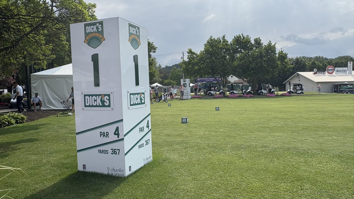 TJ Eck (@tjeck_tv) on Twitter photo We are back for the final round of the <a href="/dicksopengolf/">DICK’S Open</a> tournament.
Steve Allan enters the day with the lead at -12. Boo Weekley (-11) and Jason Caron (-10) are hot on his heels
Full coverage of the final round tonight on <a href="/wicztv/">FOX 40 News WICZ TV</a> at 10! We are back for the final round of the <a href="/dicksopengolf/">DICK’S Open</a> tournament.
Steve Allan enters the day with the lead at -12. Boo Weekley (-11) and Jason Caron (-10) are hot on his heels
Full coverage of the final round tonight on <a href="/wicztv/">FOX 40 News WICZ TV</a> at 10!