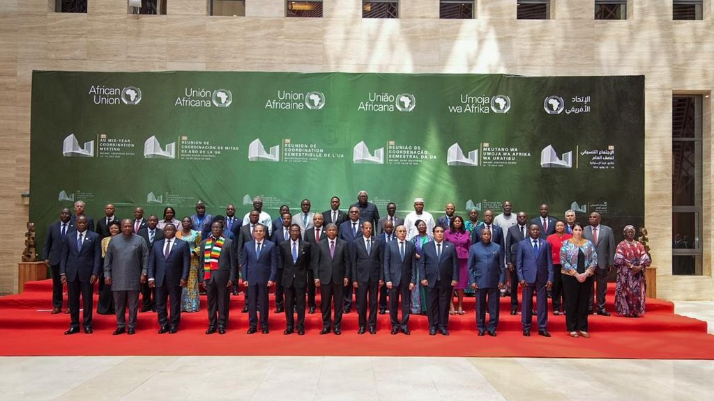 The 7th African Union (AU)  Mid-Year Coordination Meeting, main Forum for AU and Regional Economic Communities/Regional Mechanisms (REC/RM) to coordinate their efforts in implementing the continental integration agenda , is undergoing in Malabo , Equatorial Guinea. The President