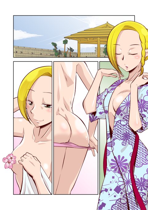 エルフのお嫁さんと温泉旅行に行く漫画 エルフのお嫁さん 1(尾野けぬじ) - FANZA同人 #FANZA同人 #hentai #elf