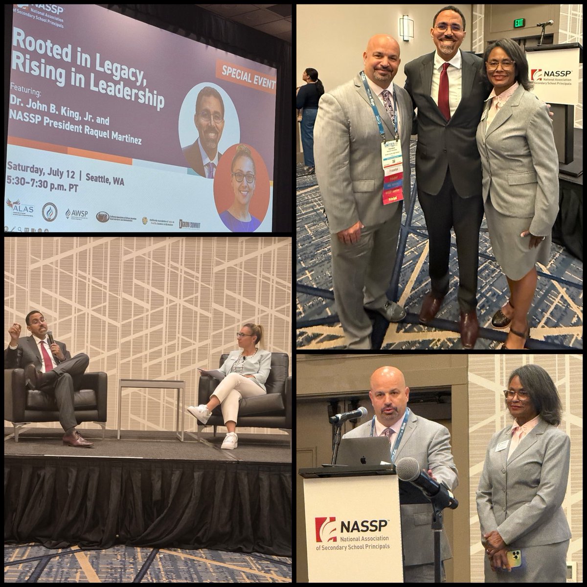 I'm honored to co-host the the session, Rooted in Legacy,  Rising in Leadership. Hearing Dr. King and Mrs. Martinez discuss their lived experiences was a once in a lifetime event!