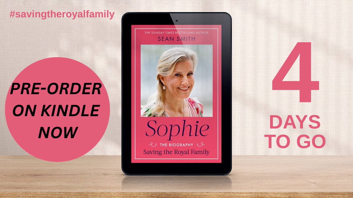 Sean Smith (@seansmithceleb) on Twitter photo Four days to go to publication of Sophie: Saving the Royal Family. Lots of coverage of the book in the <a href="/MailOnline/">Mail Online</a> this weekend including her life-threatening pregnancy and birthing experiences. #savingtheroyalfamily
😎 Agent <a href="/gordonwise/">Gordon Wise</a>
📖<a href="/LittleBrownUK/">Little, Brown UK</a>
🔗 Pre-Order Four days to go to publication of Sophie: Saving the Royal Family. Lots of coverage of the book in the <a href="/MailOnline/">Mail Online</a> this weekend including her life-threatening pregnancy and birthing experiences. #savingtheroyalfamily
😎 Agent <a href="/gordonwise/">Gordon Wise</a>
📖<a href="/LittleBrownUK/">Little, Brown UK</a>
🔗 Pre-Order