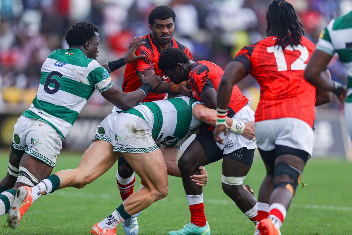 Score Update (66:03mins)
Second Half

Kenya 18 - 20 Zimbabwe  

Watch Live here: youtube.com/watch?v=5E1zsF… 

#RugbyKE #RACUG25