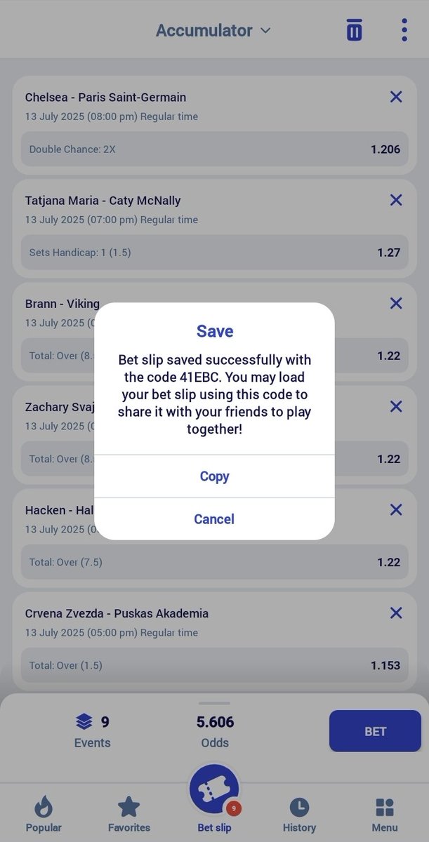 BTM ⚽️ (@bettingtipsman) on Twitter photo 5 odds on <a href="/PariPesaNigeria/">PariPesa Nigeria | Freebets | Sports betting</a>
Booking code: 41EBC
Register here ➡️ paripesa.bet/btipsman01
Use promocode 'BTIPSMAN01' 5 odds on <a href="/PariPesaNigeria/">PariPesa Nigeria | Freebets | Sports betting</a>
Booking code: 41EBC
Register here ➡️ paripesa.bet/btipsman01
Use promocode 'BTIPSMAN01'