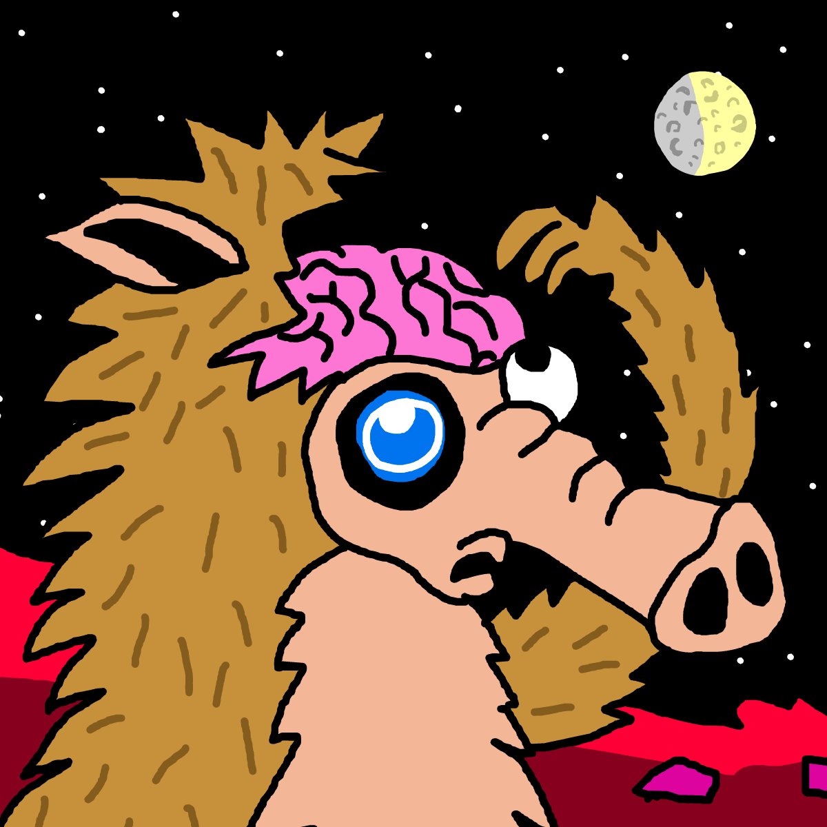 Aimed for the moon. Made it to mars. Mfin bullish.