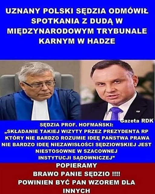 I bardzo dobrze , Brawo panie sędzio