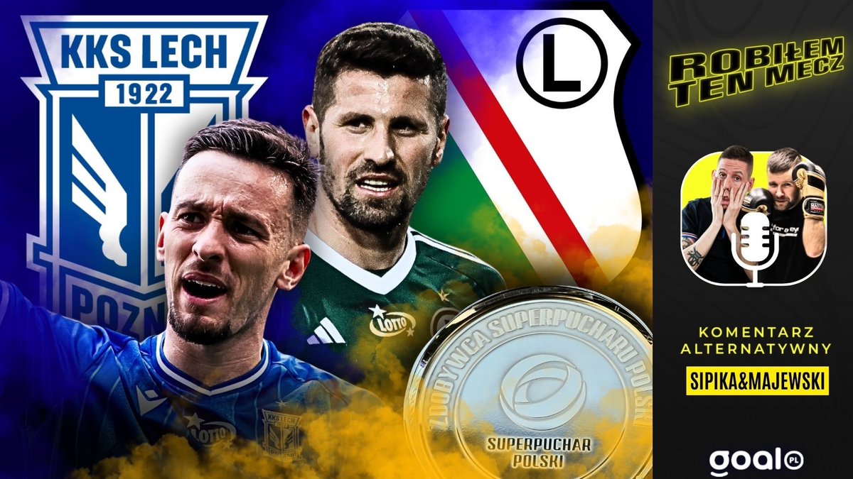 Superpuchar, no to i superprogram! 🫡

<a href="/JuliuszSipika/">Juliusz Sipika</a> i <a href="/QbasLL/">Kuba Majewski</a> zasiądą dzisiaj przed kamerami, żeby skomentować potyczkę Lecha z Legią. Bądźcie z nami od 17:45! 👀