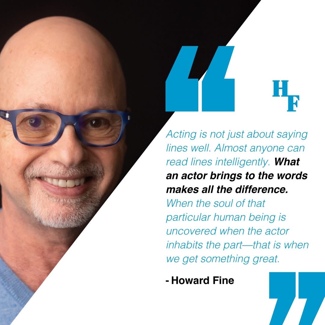 HowardLFine's tweet image. #actingclass