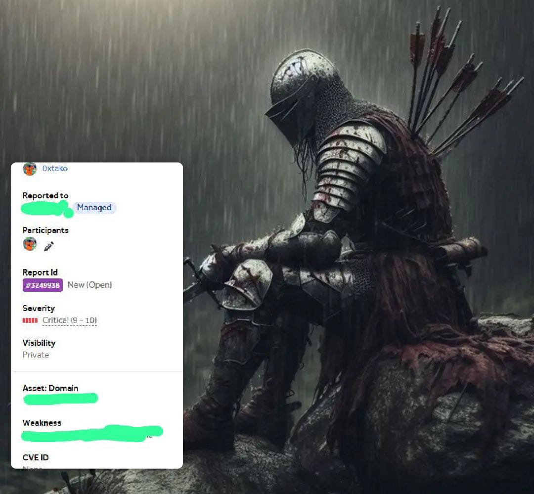 #day 30 of trying to get my first critical bug  
 hunting:  3 h  
  studying: 0 h
   bugs reported:  1 💣
Take a break or continue for another month? I spend 30 days without brake 🫠