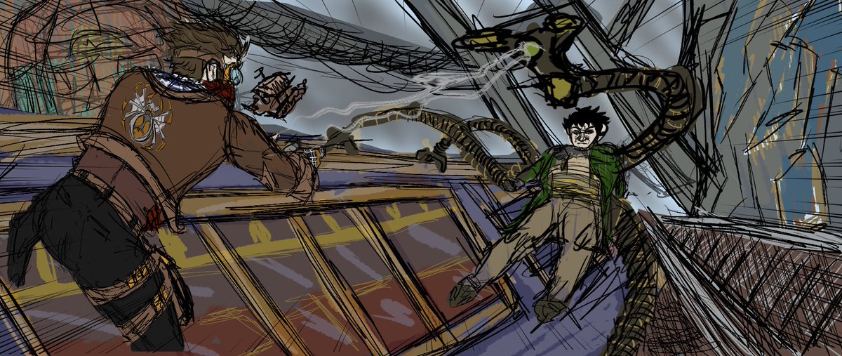 Cog-Web vs Doc Ock #spidersona #atsv #spiderverse