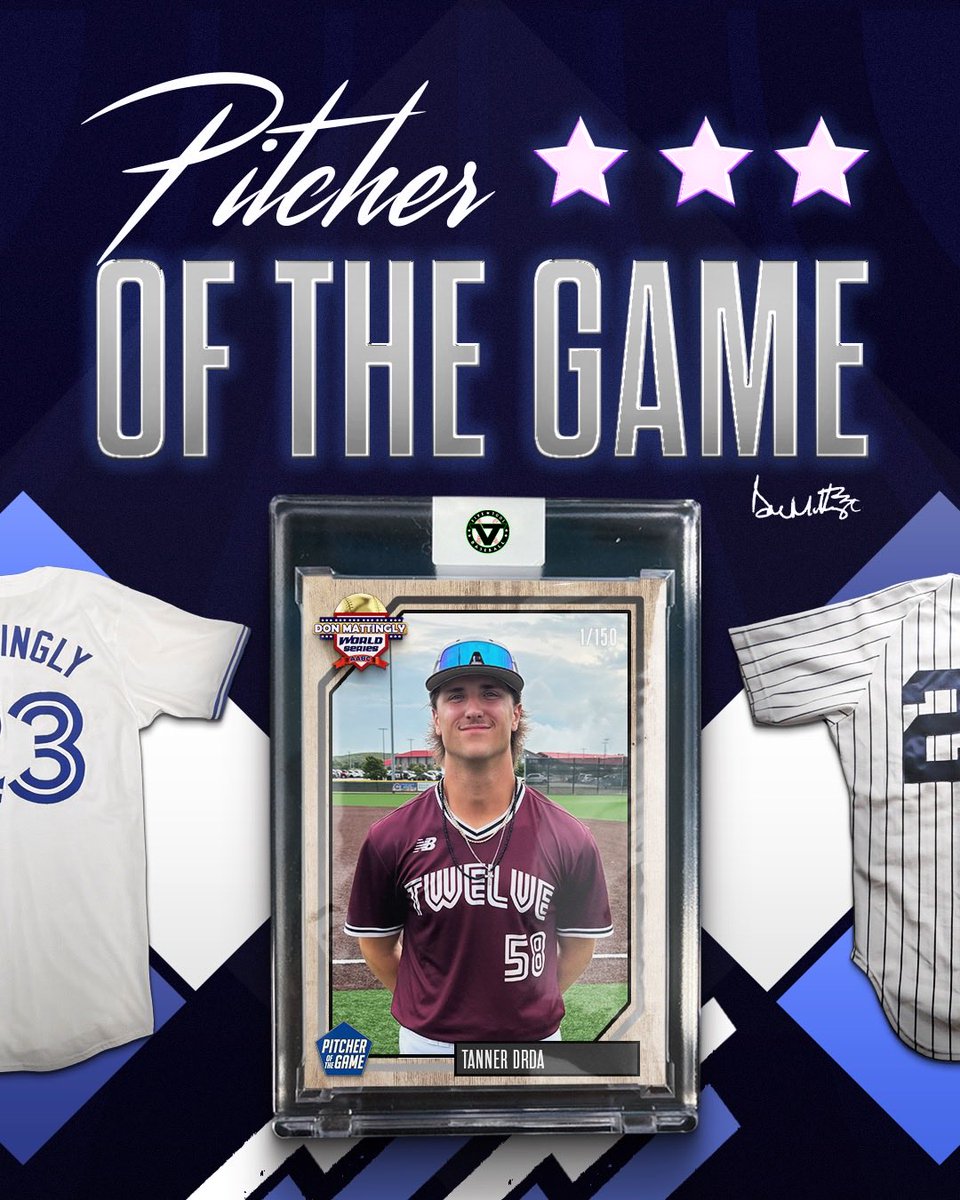 âFive Tool Texasâ (@fivetooltexas) on Twitter photo #MattinglyWS F: <a href="/TwelveRecruits/">Texas Twelve Recruiting</a> Maroon 2026 3,
Dulins Dodgers 17U Strausborger 2
PoG: <a href="/Lukas_Huff/">Lukas Huff</a> 2-4, 2B, 2 RBI
Pitcher: <a href="/TannerDrda/">Tanner Drda</a> 4.2 IP, K, H, 0 ER
Notable: <a href="/PayneCearnal/">Payne Cearnal</a> 1-2, HR, 2 RBI, R #MattinglyWS F: <a href="/TwelveRecruits/">Texas Twelve Recruiting</a> Maroon 2026 3,
Dulins Dodgers 17U Strausborger 2
PoG: <a href="/Lukas_Huff/">Lukas Huff</a> 2-4, 2B, 2 RBI
Pitcher: <a href="/TannerDrda/">Tanner Drda</a> 4.2 IP, K, H, 0 ER
Notable: <a href="/PayneCearnal/">Payne Cearnal</a> 1-2, HR, 2 RBI, R