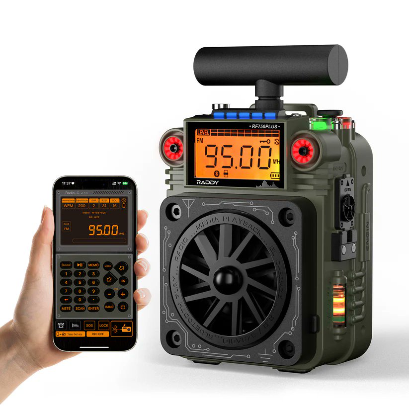 1001SWL's tweet photo. Raddy RF750 Plus Shortwave Radio | AM/FM/SW | APP Control | 297 Preset Stations | Replaceable Battery| SOS Alarm| NOAA |Portable Mini
https://t.co/hgQSHGE9LU
#SWL #SDR #Hamradio #DX #Shortwave #receiver_radio #Handheld_Scanner #antenna_receiver #shortwave #QRP #Loop_Antenna https://t.co/0bA8kBkhrx