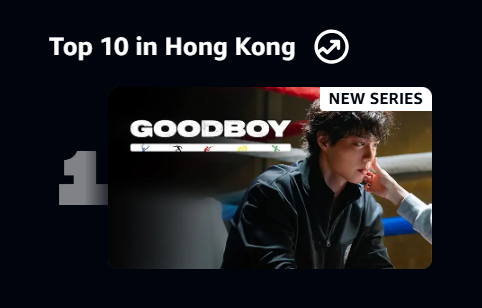 moondance093's tweet photo. 🥳#GoodBoy is back to #1 on #PrimeVideo Hong Kong today 🤗Congratulations, Good Boy team!!
@BOGUMMY
#박보검 #パクボゴム #ParkBoGum #朴宝剑 #朴寶劍 #굿보이 #윤동주 #GoodBoyEp13 #GoodBoyEp14 https://t.co/Dh5JTuVBqC