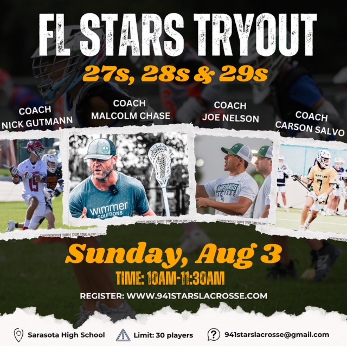 Tampa Lax Report (@tampalaxreport) on Twitter photo Fl Stars Tryout info
See details below
Aug 3rd
10am-11:30am
Go to 941starslacrosse.com
To register
<a href="/FloridaLX/">FloridaLacrosseNews</a>
<a href="/TampaLacrosse/">Tampa Lacrosse</a> Fl Stars Tryout info
See details below
Aug 3rd
10am-11:30am
Go to 941starslacrosse.com
To register
<a href="/FloridaLX/">FloridaLacrosseNews</a>
<a href="/TampaLacrosse/">Tampa Lacrosse</a>