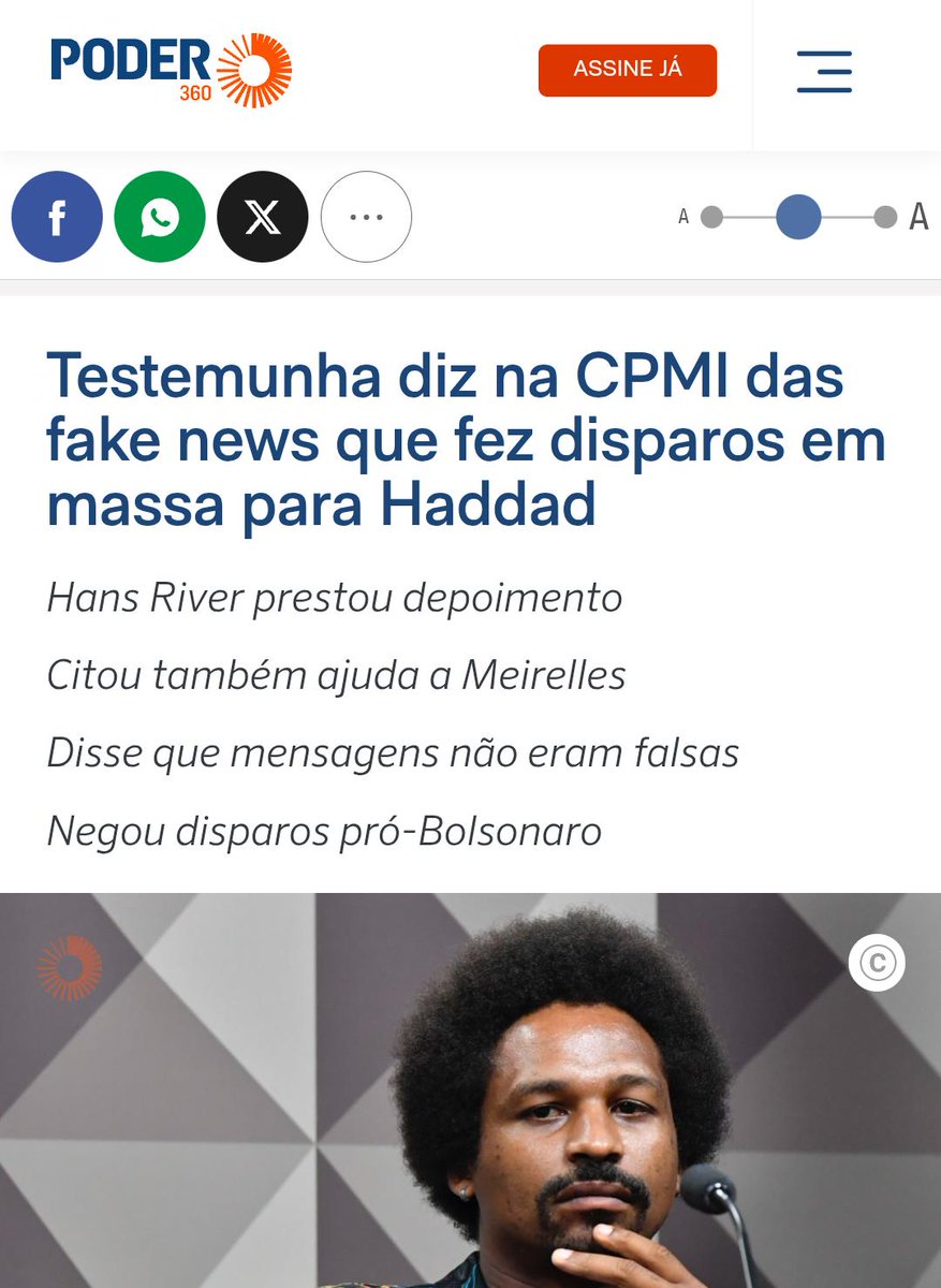 JJSSousa's tweet photo. @gleisi Só para relembrar o que aconteceu na CPMI das Fake News, será que vocês do PT se lembram desse depoimento ? https://t.co/mLt1WoyOR2