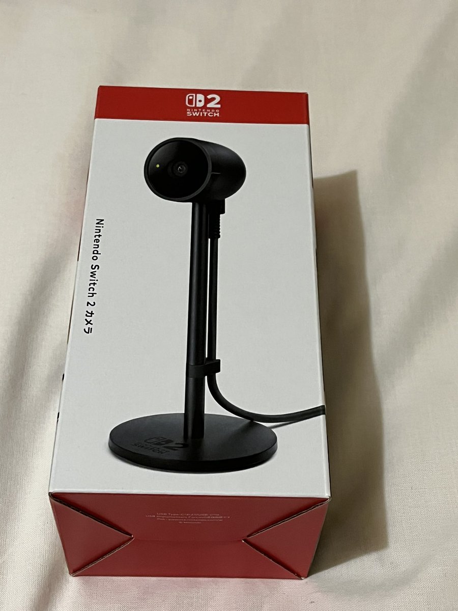 メンバーのとりさんから差し入れでSwitch2カメラいただきました!ありがとうございます☺︎
顔出し、いけます