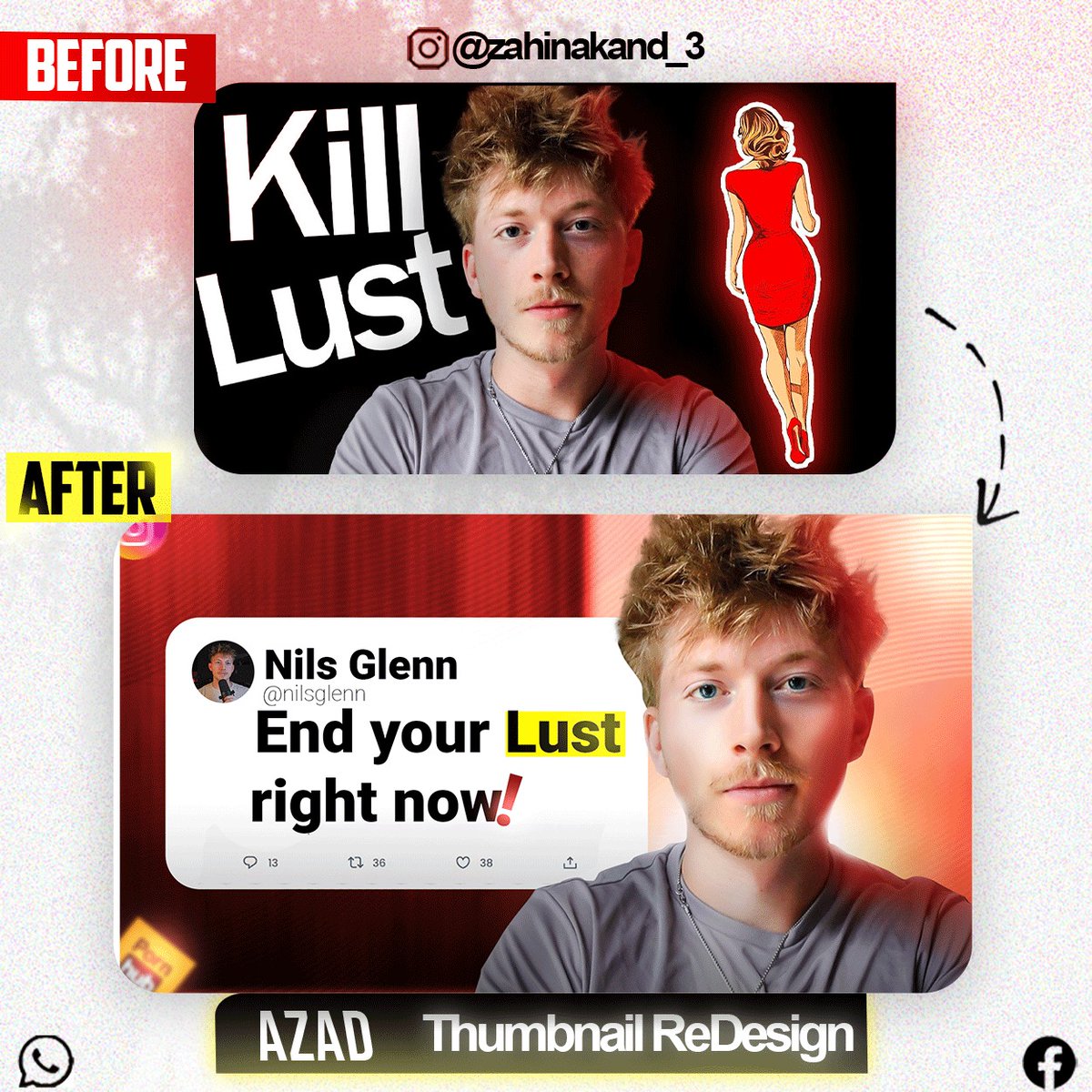 AkandZahin's tweet image. Recreated a thumbnail for client hunting? 

-Do you think it&apos;ll work? 
- zahinakand@gmail.com 

#thumbnaildesign #ClientHunting