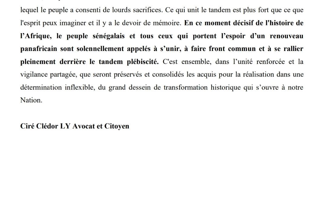 ✨TaytuBetul ✨🇸🇳💪🏾 (@awah_juuf) on Twitter photo Message de Maître Cire Cledor LY ,
Un message poignant de vérité ! 
Ce message doit être partagé . Message de Maître Cire Cledor LY ,
Un message poignant de vérité ! 
Ce message doit être partagé .