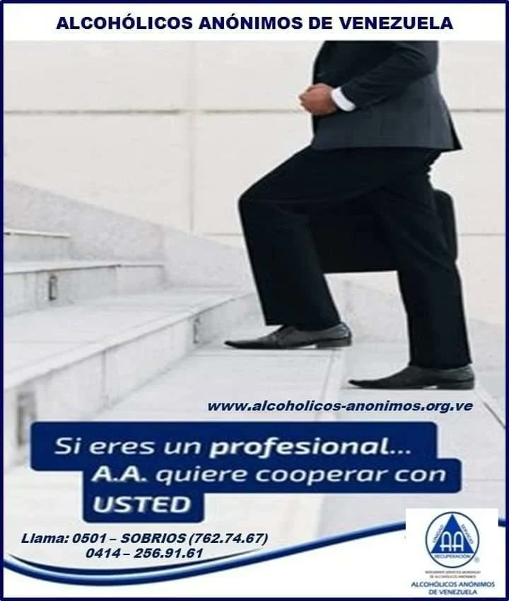 La cooperación con profesionales,que puedan unirnos con la persona que tenga problemas con su forma de beber, es algo indispensable para nosotros. Si eres un profesional y en tus relaciones conoces personas con problemas de alcoholismo, contactanos, podemos ayudar... SI FUNCIONA