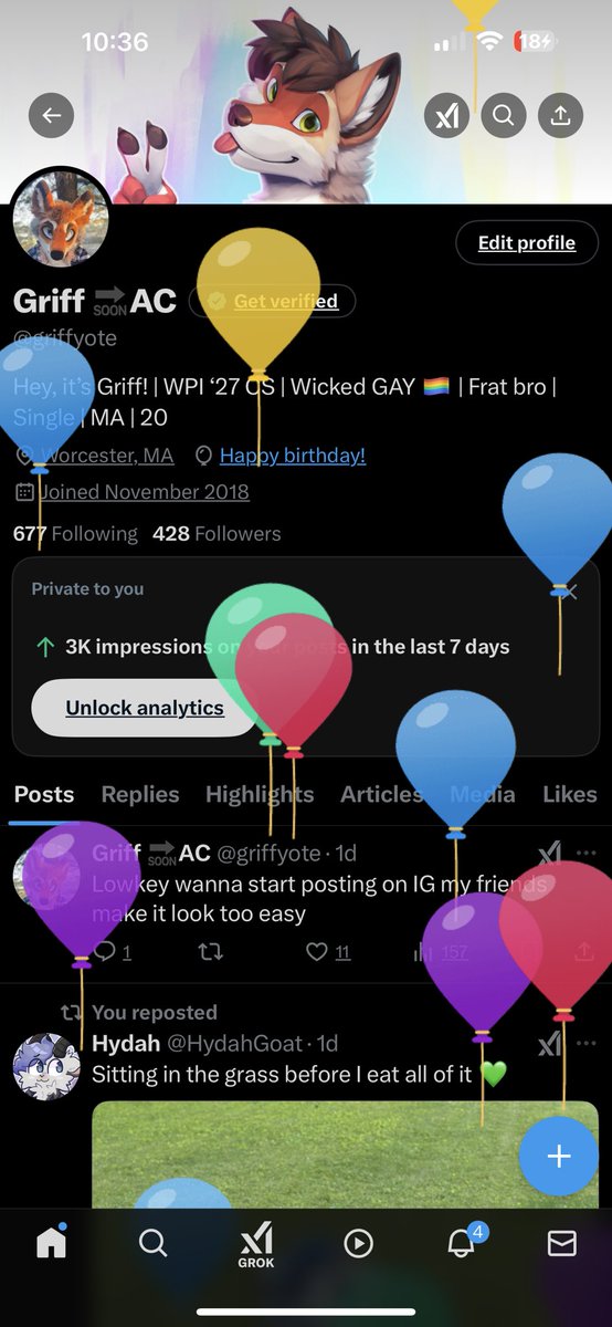 griffyote's tweet image. The big 21 :3