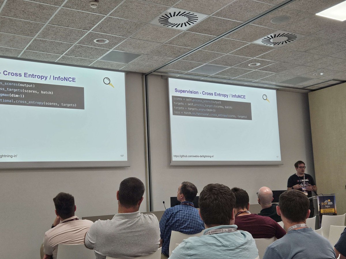 Ferdinand Schlatt (@fschlatt1) on Twitter photo Thank you <a href="/cadurosar/">Carlos Lassance</a> for shout-out of Lightning IR in the LSR tutorial at #SIGIR2025
If you want to fine your own LSR models, check out our framework at github.com/webis-de/light… Thank you <a href="/cadurosar/">Carlos Lassance</a> for shout-out of Lightning IR in the LSR tutorial at #SIGIR2025
If you want to fine your own LSR models, check out our framework at github.com/webis-de/light…