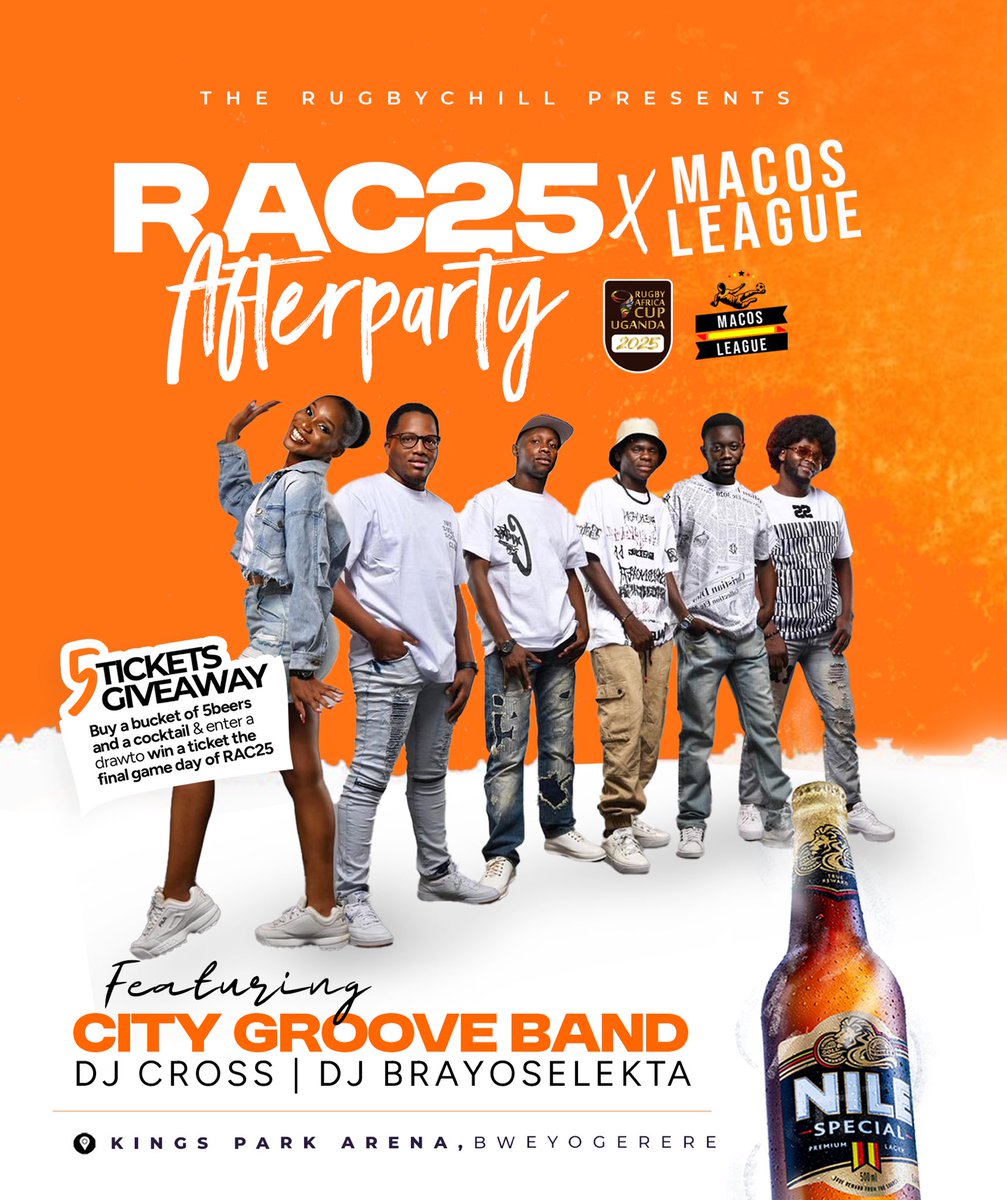 The Rugby Chill®️ (@therugbychill) on Twitter photo <a href="/TheRugbyChill/">The Rugby Chill®️</a> x MACOS LEAGUE
AFTERPARTY is right underway…
10tickets for the #RACUG25 final game day will be given out to some lucky winners 🔥🔥 <a href="/TheRugbyChill/">The Rugby Chill®️</a> x MACOS LEAGUE
AFTERPARTY is right underway…
10tickets for the #RACUG25 final game day will be given out to some lucky winners 🔥🔥