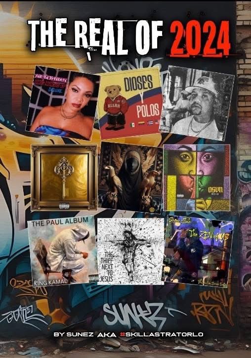 KingKamalHipHop's tweet image. This is what actual #hiphop looks & sounds like. If you don’t know, cop “The Real Of 2024” by My Godbrother @Sunez7 at sunez97@gmail.com & get a refresher course